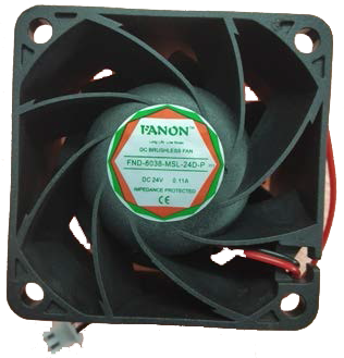 DC 24V 6038 Instrument Cooling Fan - 60X60X38 mm Size