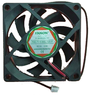 DC 12V 7015 Instrument Cooling Fan - 70X70X15 mm Size