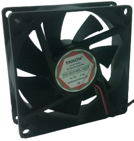 DC 12V 8025 Instrument Cooling Fan - 80X80X25 mm Size