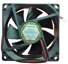 DC 24V 8025 Instrument Cooling Fan - 80X80X25 mm Size