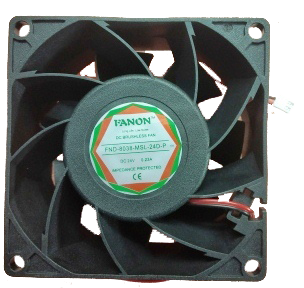 DC 24V 8038 Instrument Cooling Fan - 80X80X38 mm Size