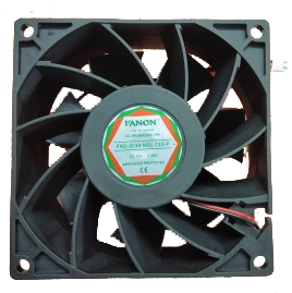 DC 12V 9238 Instrument Cooling Fan - 92X92X38 mm Size