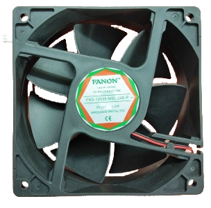 DC 24V 12038 Instrument Cooling Fan - 120X120X38 mm Size